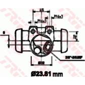 Cilindretto freno TRW - BWK117