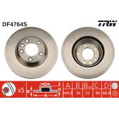Disco de freno (por unidad) TRW - DF4764S