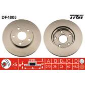 Juego de 2 discos de freno TRW - DF4808