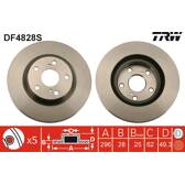 Disco de freno (por unidad) TRW - DF4828S