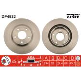 Juego de 2 discos de freno TRW - DF4932