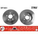 Juego de 2 discos de freno TRW - DF1651