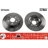 Juego de 2 discos de freno TRW - DF4263