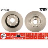 Juego de 2 discos de freno TRW - DF4560