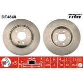 Juego de 2 discos de freno TRW - DF4848