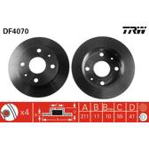 Jogo dois discos de freio TRW - DF4070