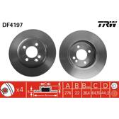 Jogo dois discos de freio TRW - DF4197