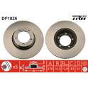 Set freni a disco TRW - DF1826