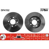 Set freni a disco TRW - DF4152