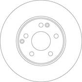 Set freni a disco TRW - DF4180
