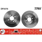 Set freni a disco TRW - DF4376
