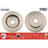 Set freni a disco TRW - DF4493