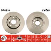 Set freni a disco TRW - DF6110