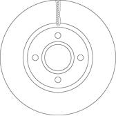 Set freni a disco TRW - DF6509