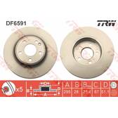 Set freni a disco TRW - DF6591