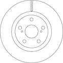 Set freni a disco TRW - DF6675