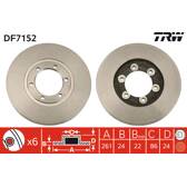 Set freni a disco TRW - DF7152
