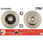Disco freno (per unità) TRW - DF2059BS