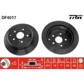 Set freni a disco TRW - DF4017