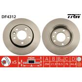 Set freni a disco TRW - DF4312