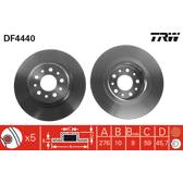 Set freni a disco TRW - DF4440