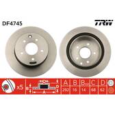 Set freni a disco TRW - DF4745