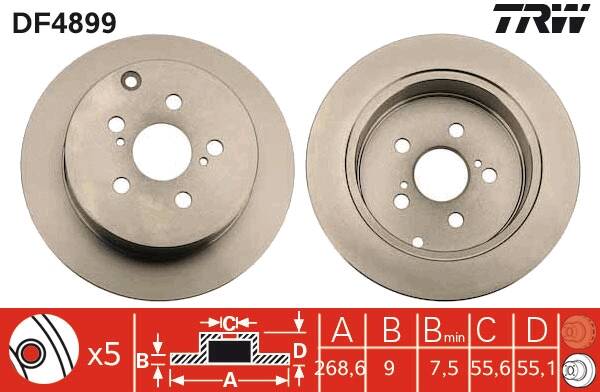Brake disc set (2)