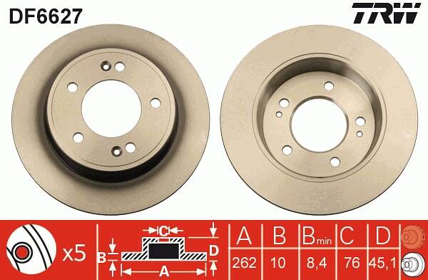 Brake disc set (2)