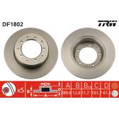 Jeu de 2 disques de frein TRW - DF1802