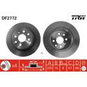 Jeu de 2 disques de frein TRW - DF2772