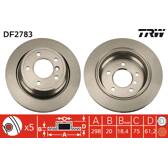 Jeu de 2 disques de frein TRW - DF2783
