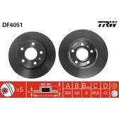 Jeu de 2 disques de frein TRW - DF4051