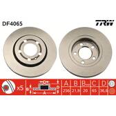 Jeu de 2 disques de frein TRW - DF4065
