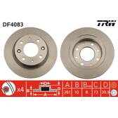 Jeu de 2 disques de frein TRW - DF4083