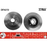 Jeu de 2 disques de frein TRW - DF4272