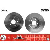 Jeu de 2 disques de frein TRW - DF4407