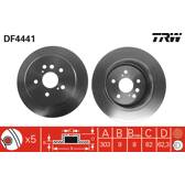 Jeu de 2 disques de frein TRW - DF4441