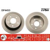 Jeu de 2 disques de frein TRW - DF4453