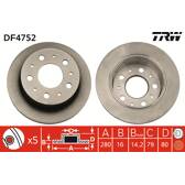Jeu de 2 disques de frein TRW - DF4752