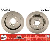 Jeu de 2 disques de frein TRW - DF4794