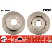Jeu de 2 disques de frein TRW - DF4801