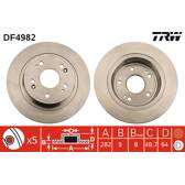 Jeu de 2 disques de frein TRW - DF4982