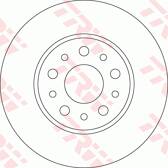 Jeu de 2 disques de frein TRW - DF6228