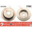 Jeu de 2 disques de frein TRW - DF6760