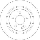 Disque de frein (à l'unité) TRW - DF6788S