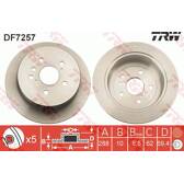 Jeu de 2 disques de frein TRW - DF7257