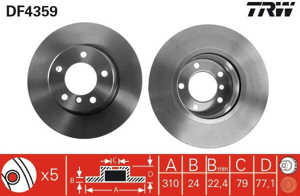 Brake disc set (2)