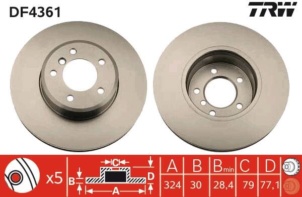 Brake disc set (2)
