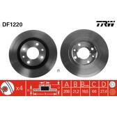 Jeu de 2 disques de frein TRW - DF1220