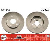 Jeu de 2 disques de frein TRW - DF1430